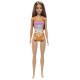 Mattel Beach Barbie Κούκλα Με Πορτοκαλί Μαγιό (DWJ99 / HPV21)