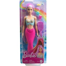 Mattel Barbie A Touch Of Magic ! Γοργόνα με Μακρiα Μαλλιά (HRR00)