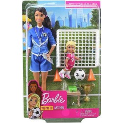 Mattel Barbie Soccer Coach Playset Σετ | Κούκλα Προπονήτρια (GLM53 / GJM71)