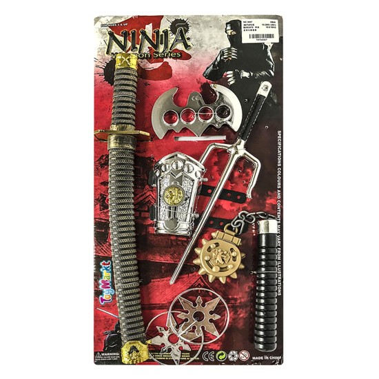 ΣΕΤ NINJA 7ΤΕΜ ΚΑΡ=50x26cm