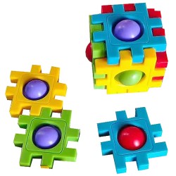 POP IT FIDGET ΤΡΙΛΙΖΑ 4x4cm