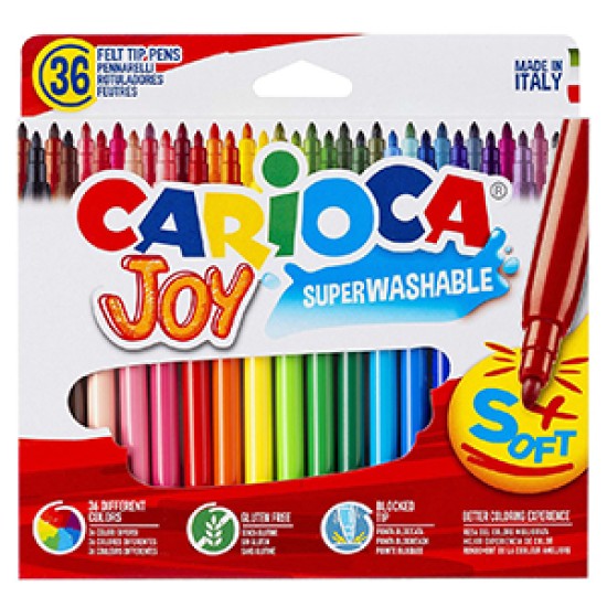 ΜΑΡΚΑΔΟΡΟΙ CARIOCA JOY 2.6mm ΣΕΤ=36ΧΡΩΜΑΤΑ