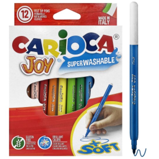 ΜΑΡΚΑΔΟΡΟΙ CARIOCA JOY 2.6mm ΣΕΤ=12 ΧΡΩΜΑΤΑ