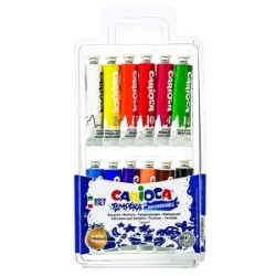 ΤΕΜΠΕΡΑ ΣΩΛΗΝΑΡΙΟ CARIOCA ΠΑΚ=12ΧΡΩΜ 12x12ml