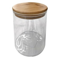 ΒΑΖΟ Borosilicate ΜΕ ΚΑΠΑΚΙ ΑΣΦΑΛΕΙΑΣ ΞΥΛΙΝΟ 750ml 12,5x10,5cm