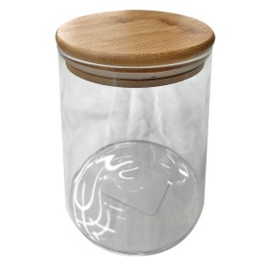 ΒΑΖΟ Borosilicate ΜΕ ΚΑΠΑΚΙ ΑΣΦΑΛΕΙΑΣ ΞΥΛΙΝΟ 750ml 12,5x10,5cm