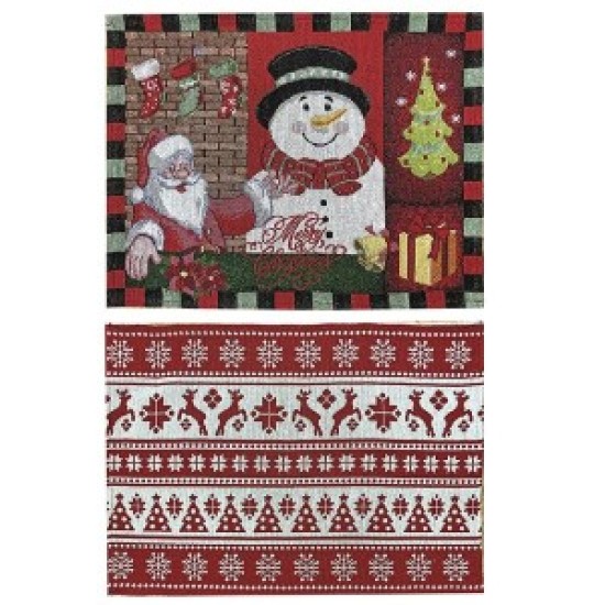 ΣΟΥΠΛΑ ΥΦΑΣΜΑΤΙΝΑ XMAS 45x33cm