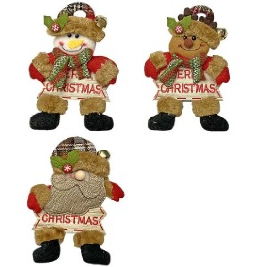 ΦΙΓΟΥΡΑ XMAS ΜΕ ΠΙΝΑΚΙΔΑ 18x12cm