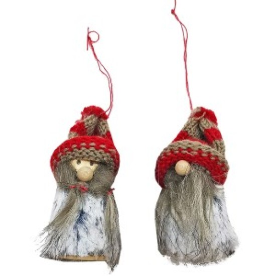 ΣΤΟΛΙΔΙ ΦΙΓΟΥΡΑ XMAS ΜΕ ΓΟΥΝΑ 9x4cm