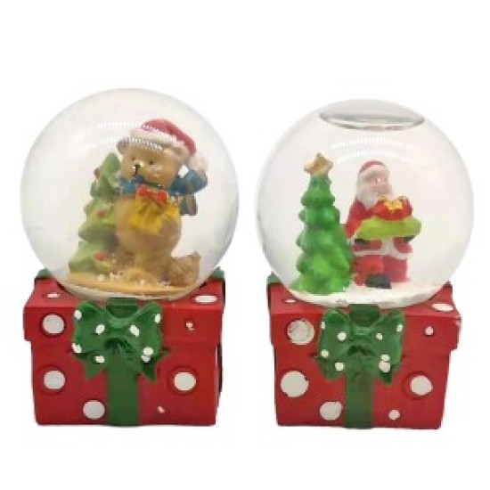 ΧΙΟΝΟΜΠΑΛΑ XMAS ΜΕ ΒΑΣΗ ΔΩΡΟ Φ6.5cm