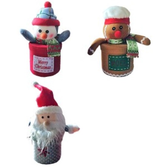 ΚΟΥΤΙ ΓΛΥΚΙΣΜΑΤΩΝ ΜΕ XMAS ΦΙΓΟΥΡΑ 24x13cm
