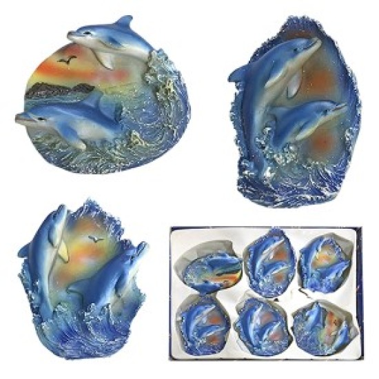 ΜΑΓΝΗΤΑΚΙ 2 ΔΕΛΦΙΝΙΑ 9x6cm