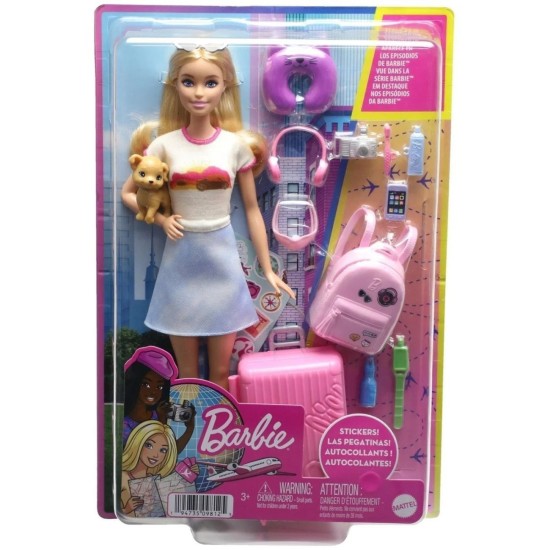 Mattel Barbie Έτοιμη Για Ταξίδι (HJY18)